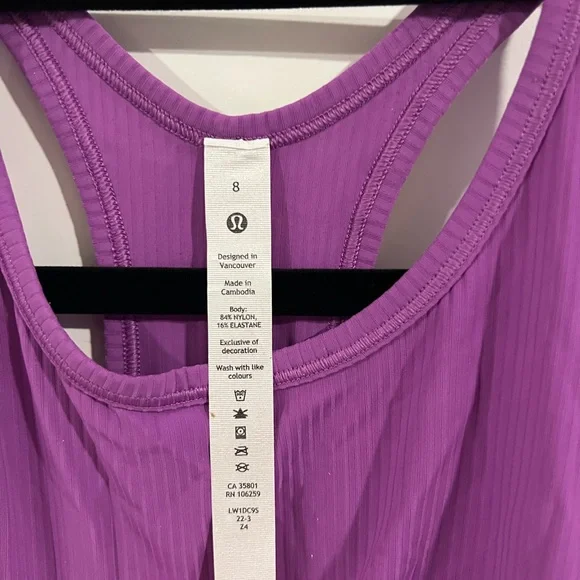 Lululemon Sculpt Tank Top Size 8 - Picture 3 of 5